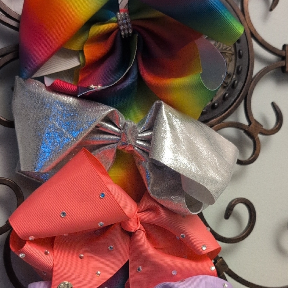 Colorful Hair Bow Set - Picture 2 of 4